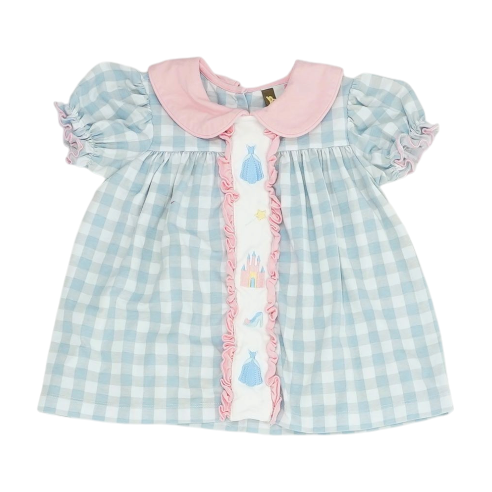Blue Check Blouse
