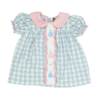 Blue Check Blouse
