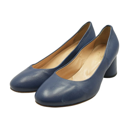Blue Block Heels