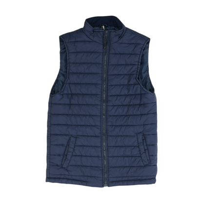 Navy Solid Active Vest
