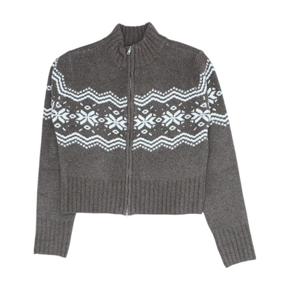 Brown Cardigan Sweater
