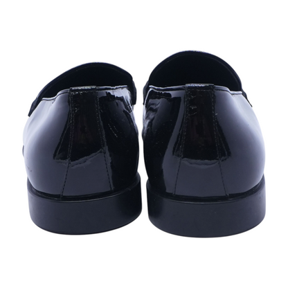 Desio Patent Leather Loafers in Black