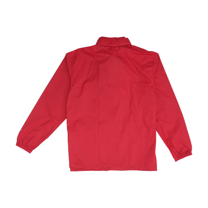 Red Solid Rain Jacket