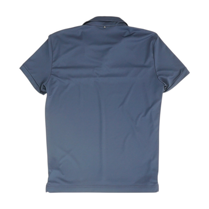 Navy Solid Short Sleeve Polo