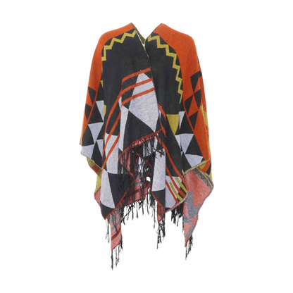 Multi Print Cardigan Sweater