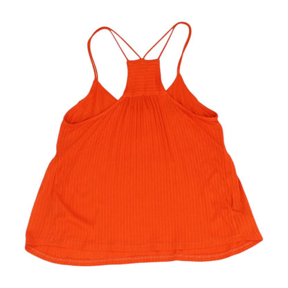 Red Solid Sleeveless Blouse