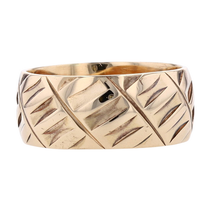 14K Yellow Gold Band Ring