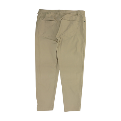 Khaki Straight Pants