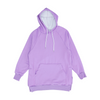 Purple Solid Hoodie Pullover
