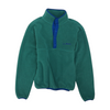 Green Solid Fleece Pullover