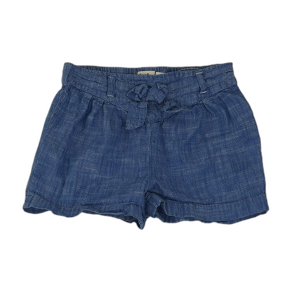 Blue Solid Chino Shorts