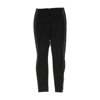 Black Solid Pants