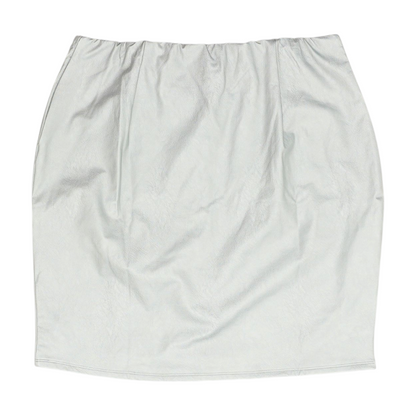 Silver Plus Mini Skirt