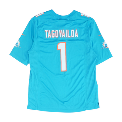 Men's Turquoise Miami Dolphins Short Sleeve Jersey