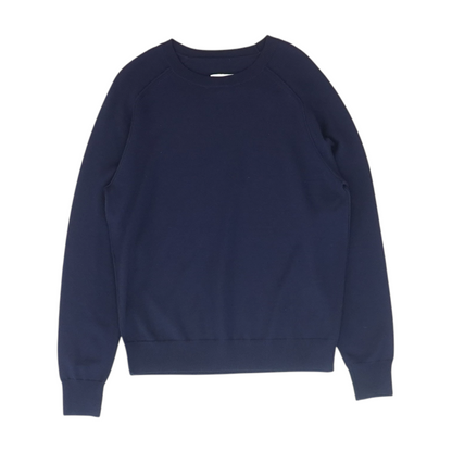 Navy Solid Pullover Sweater