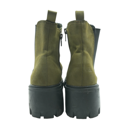 Olive Ankle Boots