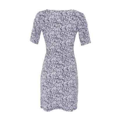 Black Floral Mini Dress