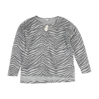 Gray Animal Pajama Top