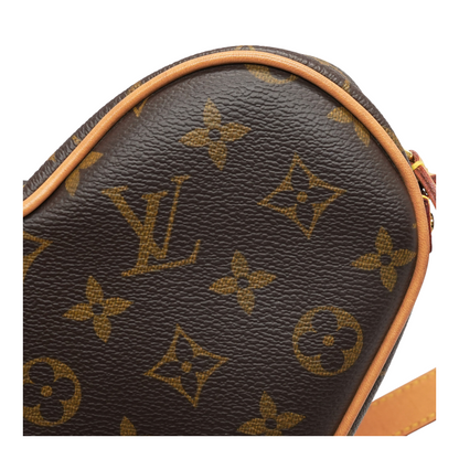 Game On Coeur Gold Shoulder Bag in Monogram Canvas,