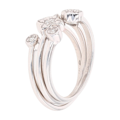 1/10 ctw Sterling Silver Diamond Fashion Ring