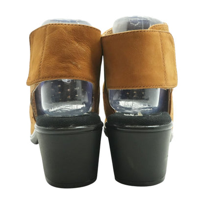 Tan Block Heel Sandals
