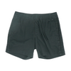 Black Solid Casual Shorts