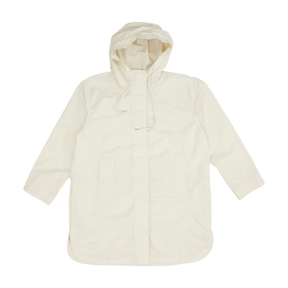 Ivory Solid Rain Jacket