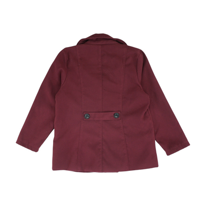Burgundy Plus Solid Coat