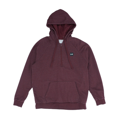 Burgundy Solid 1/4 Zip Pullover