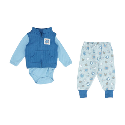 Blue Long Sleeve Set