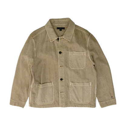 Beige Solid Jacket