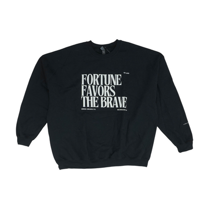 Black Solid Sweatshirt Pullover
