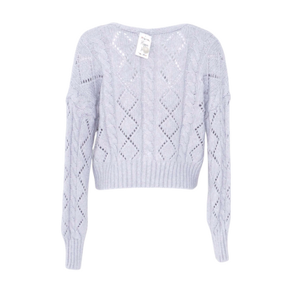 Gray Cardigan Sweater