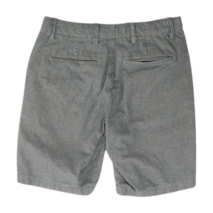Blue Striped Chino Shorts