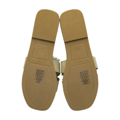 Tan Flat Sandals