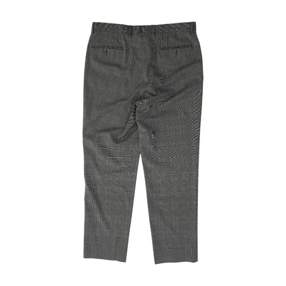 Gray Plaid Classic Pants