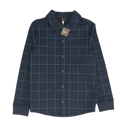 Blue Check Long Sleeve Button Down