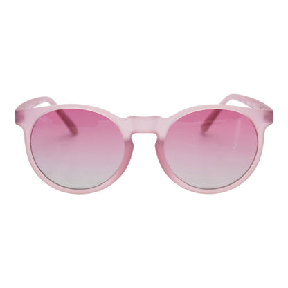 Pink Mauve Mood Board Round Sunglasses