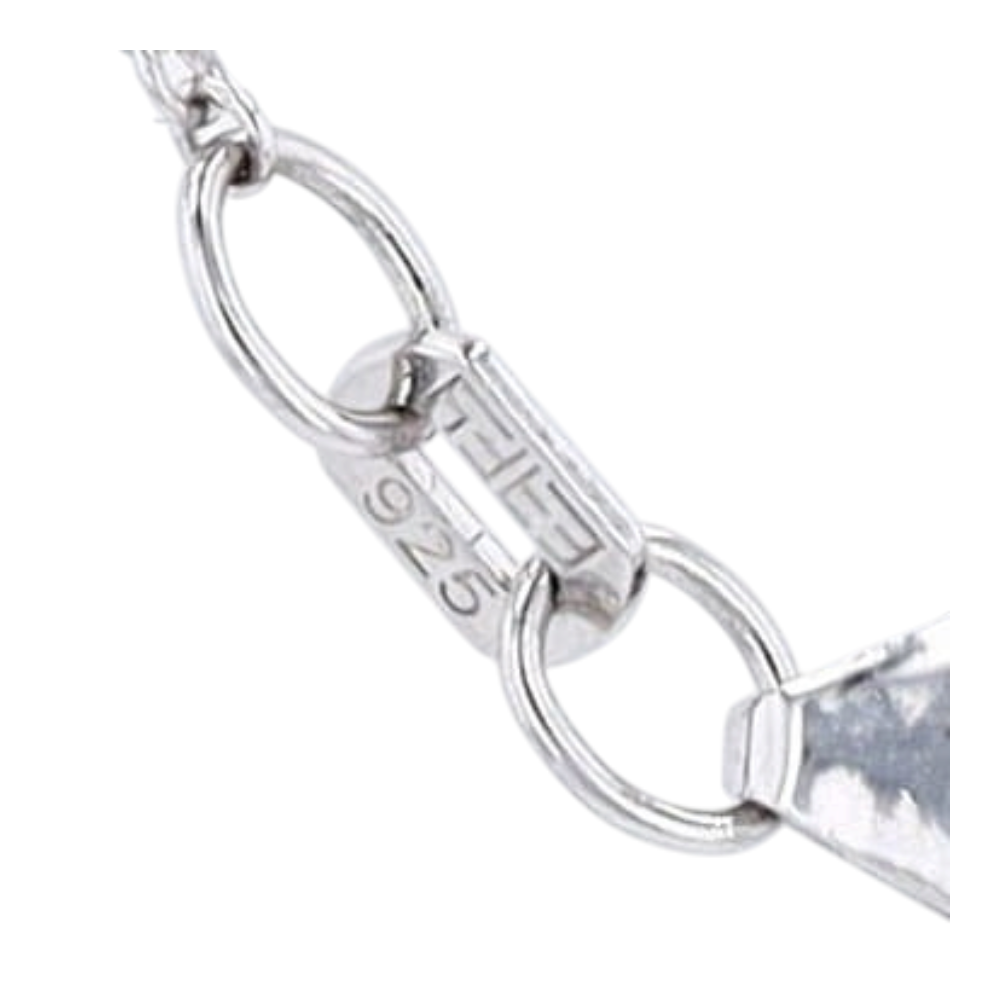 1/3 ctw Sterling Silver Sapphire Pendant Necklace