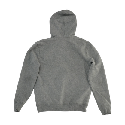 Gray Solid Hoodie Pullover