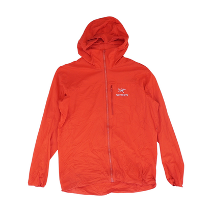 Red Solid Rain Jacket