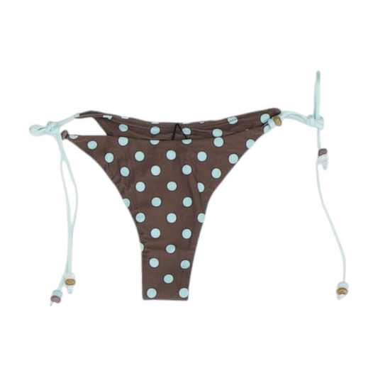 Brown Polka Dot Swim Bottom