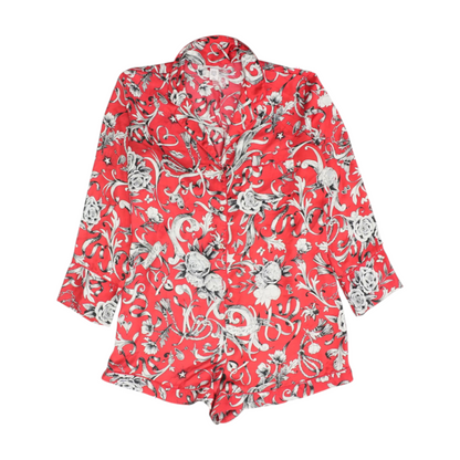 Red Floral Nightgown