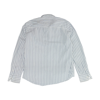 Blue Striped Long Sleeve Button Down