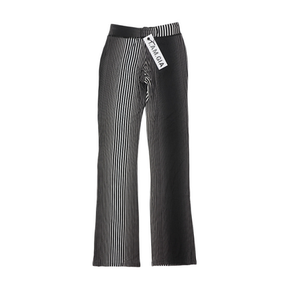Black Striped Pants
