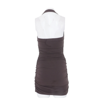 Brown Midi Dress