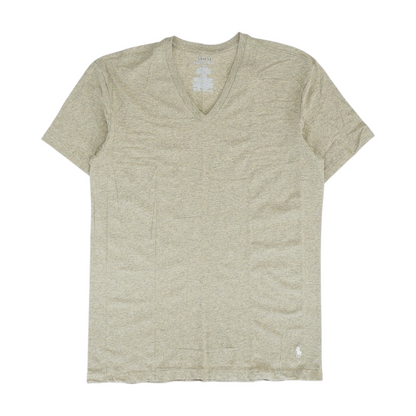Tan Solid T-Shirt