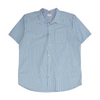 Blue Check Short Sleeve Button Down