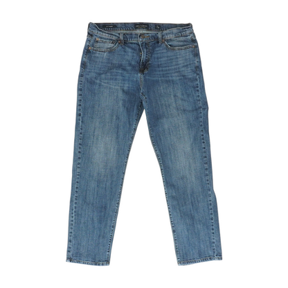 Navy Straight Jeans