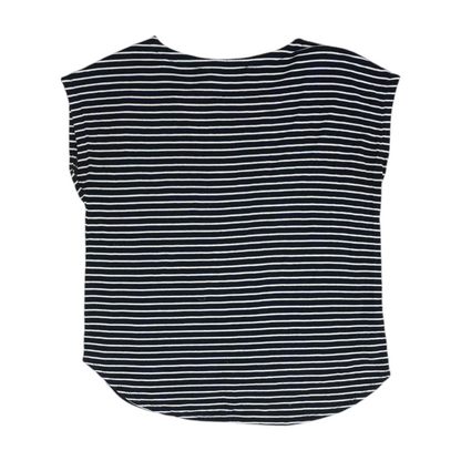 Navy Striped Blouse
